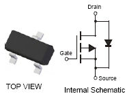 DMP3130L, P-CHANNEL ENHANCEMENT MODE MOSFET